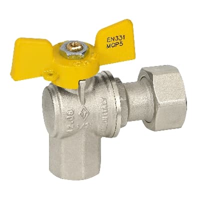 Valvola a Sfera Gas Femmina Dado Mobile Bugat ½ x ¾ DN 15 - 3