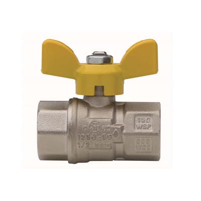 Valvola a Sfera per Gas a Passaggio Totale Fil FF con Farfalla Rb ½ DN 15 - 2