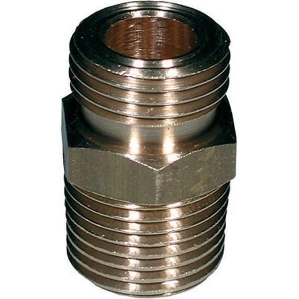 Raccordo a Nipple in Ottone con Filettatura Dx Sx Novac 1/4m x 20 x 11 x 4 - 3