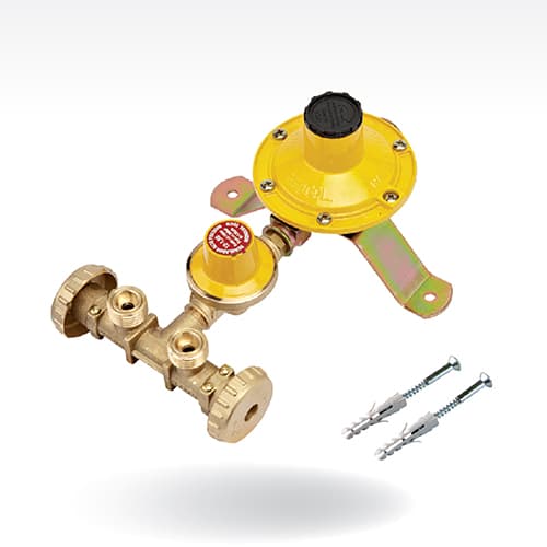 Minicentralina per 2 Bombole Mod M Gnali Otz + Lpz 4 Viti 4 Kg - 3