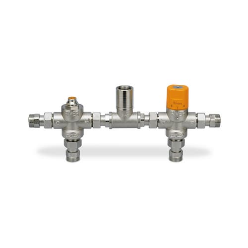 Kit Termostatico Minieco Solar C Valvola Deviatrice River ¾ 45 °c - 3