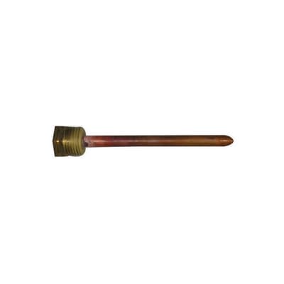 Pozzetto per Sonda ½ Gas Conico 10 cm per Un Bulbo Cewal Ø 7 x 8 mm - 2