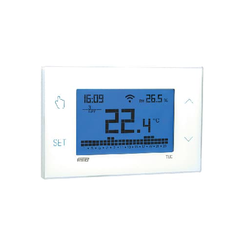 Cronotermostato Tuo Wifi Lite Settimanale Touch Screen Vemer Bianco - 2
