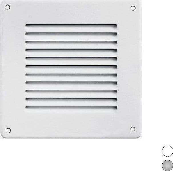 Griglia in Metallo da Sovrapporre con Rete L 140 x H 140 mm First Bianco - 3