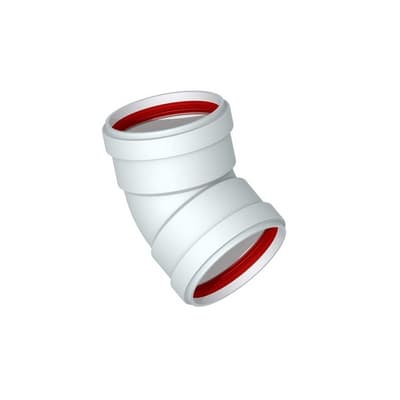 Curva 45 ° FF DN 80 (Sdoppiato) Stabi - 3