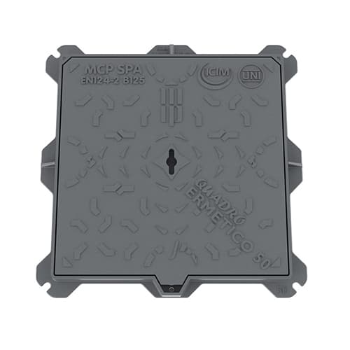 Chiusino in Ghisa B125 Mcp 30 cm x 30 - 3