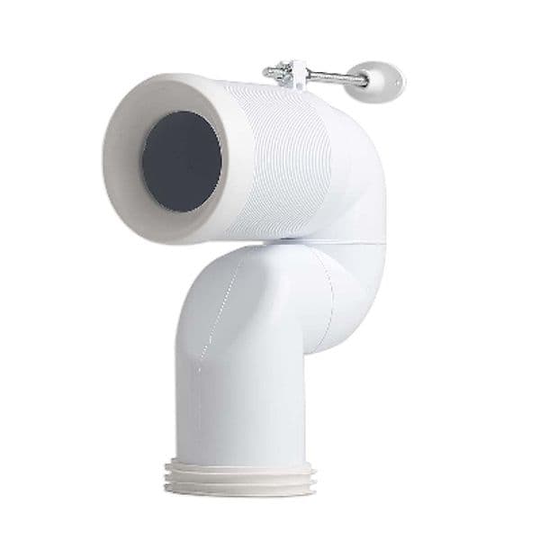 Curva Tecnica ad S Tagliabile a Misura Ø 100 Dh Ø 100 mm - 2