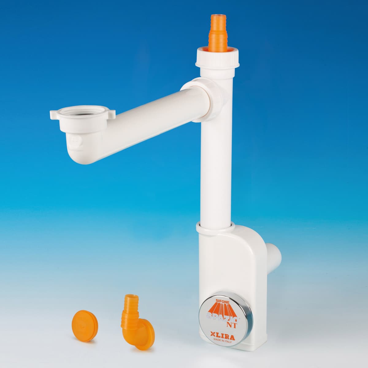 Sifone Scarico Salva Spazio 1 Nt Evolution 11 x 2 Ø 40 mm Bianco Lira - 9