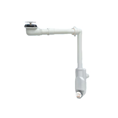 Kit Spazio Bagno Nt Sifone Scarico Salvaspazio per Lavabo + Piletta Basket - 6