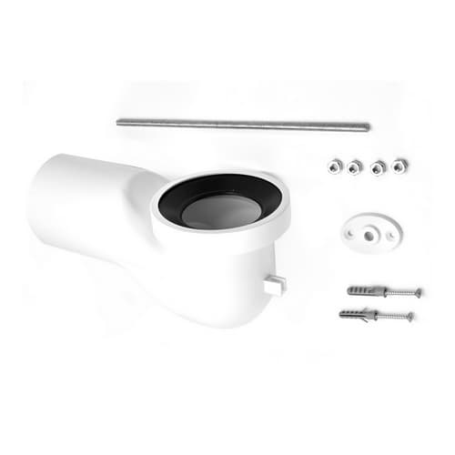 Curva Tecnica per WC Ø 110 + Kit Staffa Dh - 2