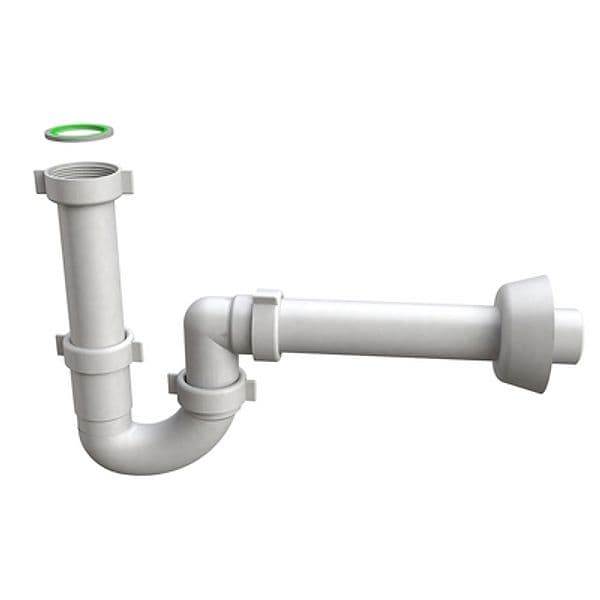 Sifone Scarico per Lavello a Tubo Magnum Bonom Attacco Piletta 11 x 2 - 2