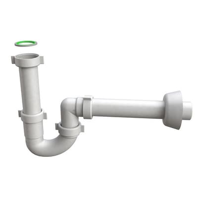 Sifone Scarico per Lavello a Tubo Magnum Bonom Attacco Piletta 11 x 2 - 2