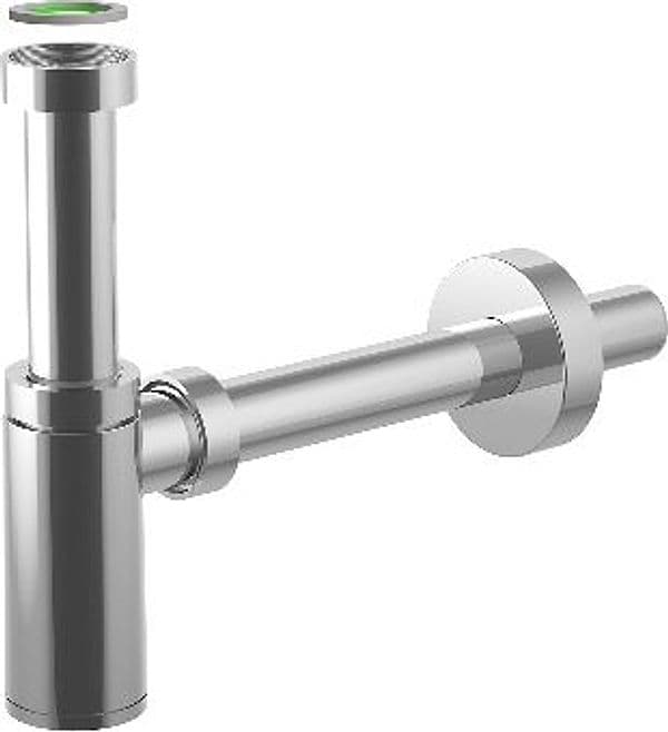Sifone Scarico King con Tre Ghiere in ABS Cromato Bonom 11 x 4 - 2