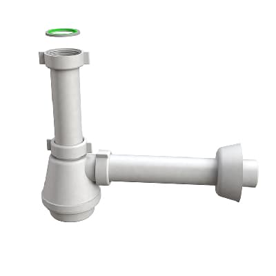 Sifone Scarico per Lavello a Fiaschetto Bonom 11 x 4 - 3