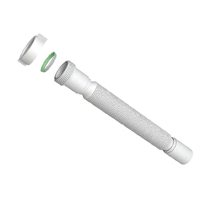 Tubo Flessibile ed Estensibile C Ghiera Plastica Bonom 11 x 2 x Ø 40 mm - 3