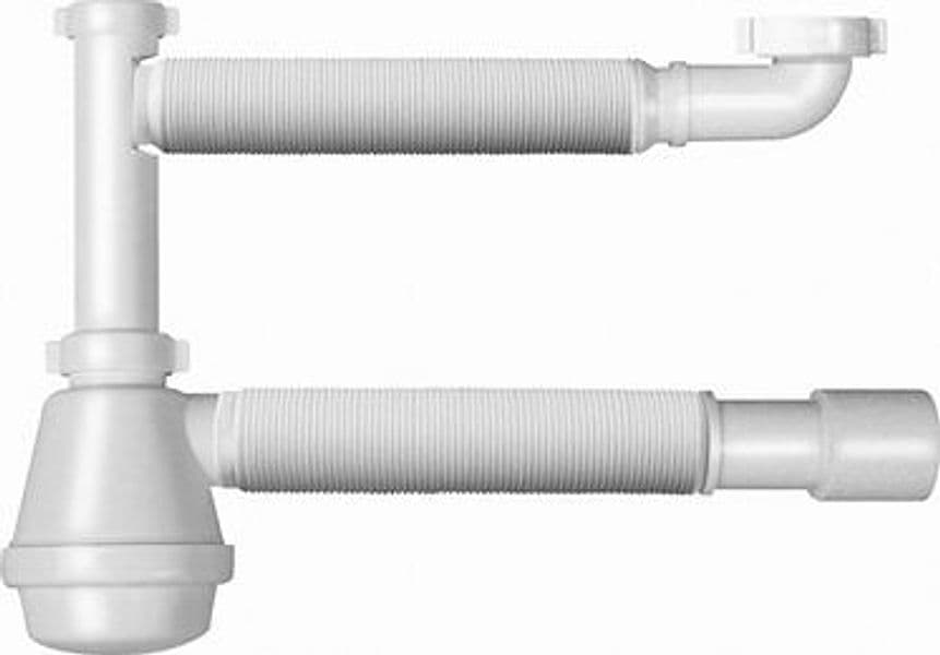 Sifone Scarico Flexybon Magnum 2 Vie Senza Piletta Bonom 11 x 2 - 2