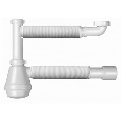 Sifone Scarico Flexybon Magnum 2 Vie Senza Piletta Bonom 11 x 2 - 2