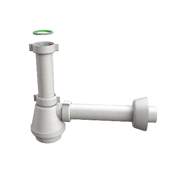 Sifone Scarico per Lavello Fiasca Bonom 11 x 2 - 2