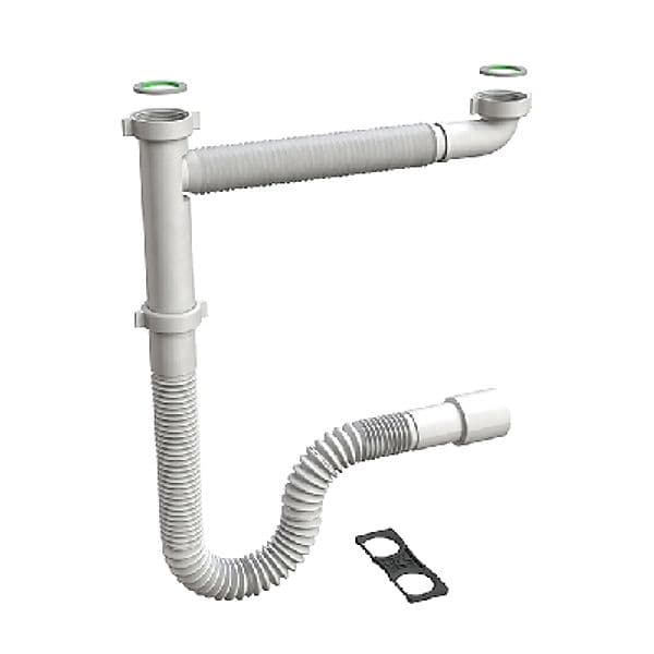 Sifone Scarico Flessibile per Lavello Cucina Flexybon Bonom 371 B1092EX 08 - 3