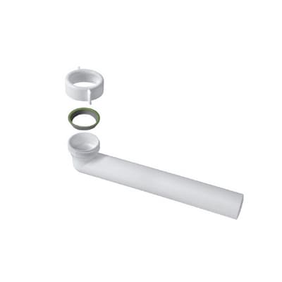 Curva Filettata con Ghiera e Guarnizione Bonom 1 ¼ 32 x 210 mm - 2