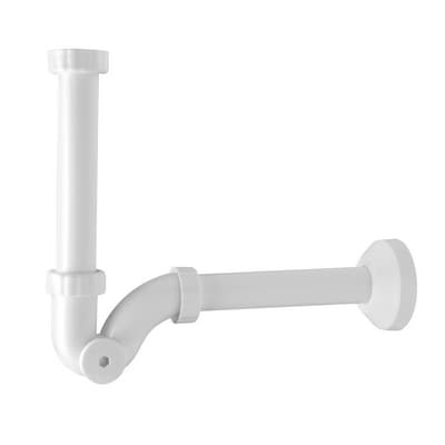 Sifone Scarico S in ABS Bianco per Bidet Tea 11 x 4 x Ø 32 - 3