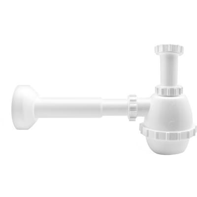 Sifone Scarico PVC 1 Via S Piletta per Porcellana con Canotto Dh 11 x 4 - 2
