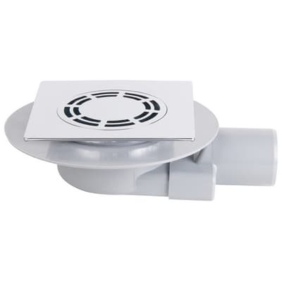 Piletta Scarico Sifonata Ingombro Ridotto Piastra Quadra Tea 15 cm x 15 - 2