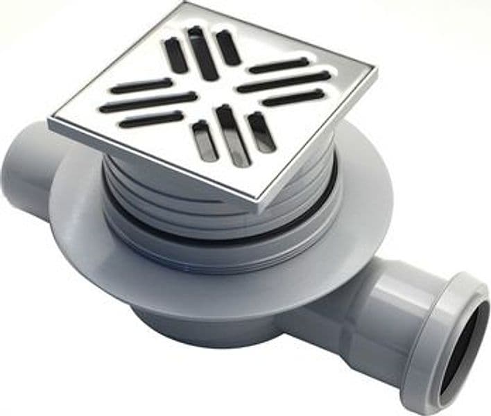 Sifoide Pavimento in ABS 2 Entrate Tea 105 x Ø 40 - 2