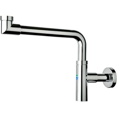 Sifone Scarico Toti Exec Cromato Tea 11 x 4 x 32 - 2