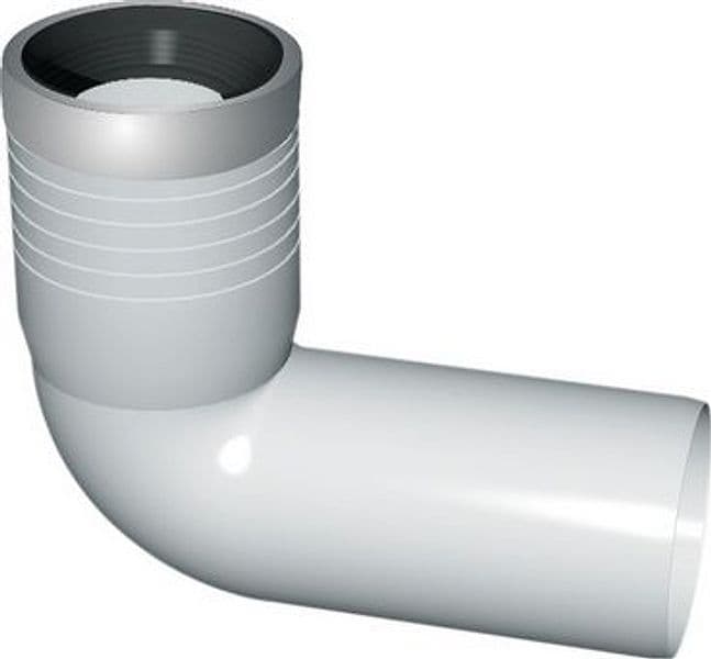 Curva WC Prolungata con Guarnizione e Tappo Nicol Ø 110 x 116 - 3