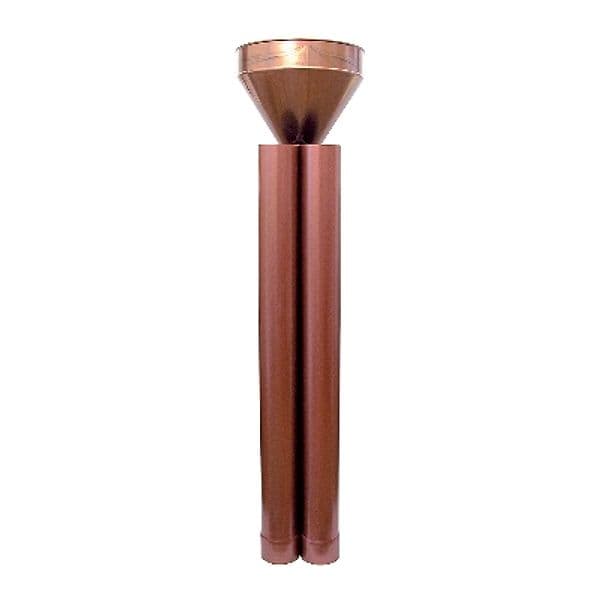 Kit Raccoglitore Tradizionale D'acqua Pluviale Dh Ø 80 Rame Rosso - 3