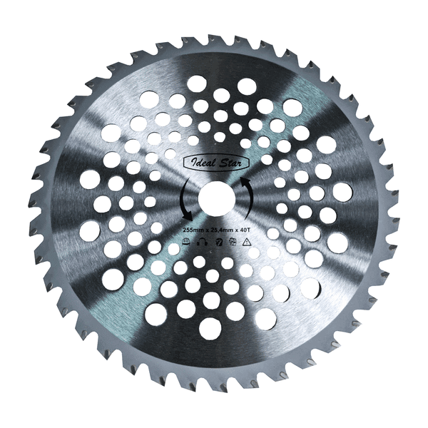 Disco per Decespugliatore Professionale Tungsteno Ideal Star Ø Mm 40 Denti - 3