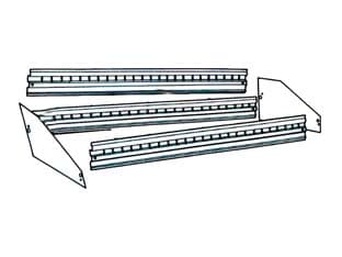 Contenitoridivisorifascia per Ripiano Fascia 120 cm Prometal - 2