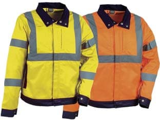 Giacca Tempel ad Alta Visibilita' TG.2XL Giallo Fluo Navy Cofra - 2