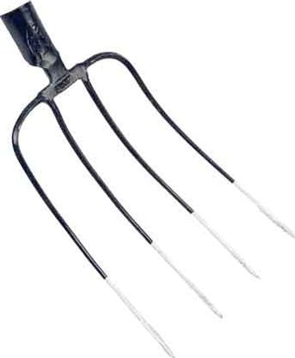 Forca Falci per Letame in Acciaio Temprato 4 Denti - 2