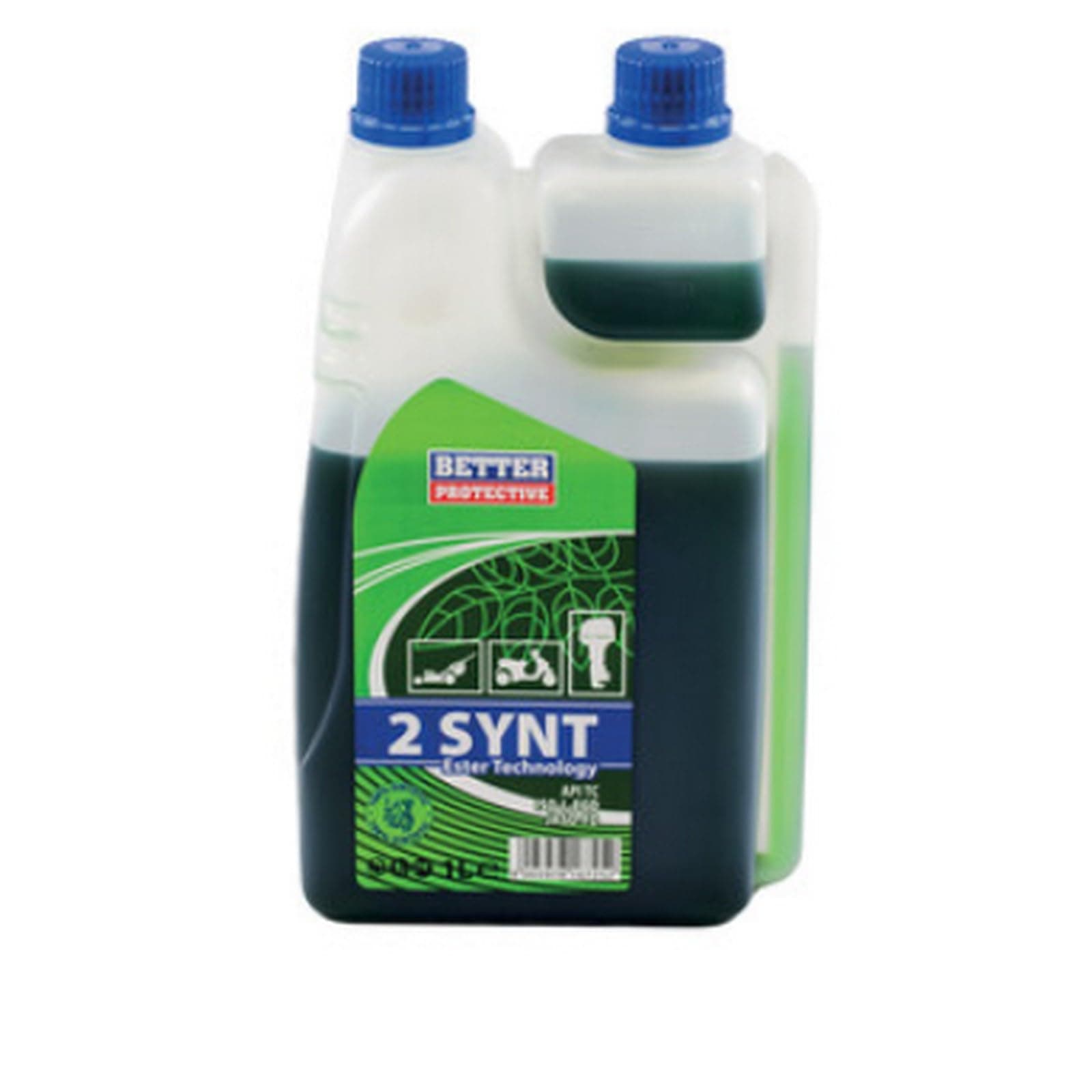 Olio per Miscela 2 Tempi 100% Sintetico Better Due Synt 1 l con Dosatore – Autres