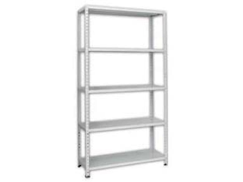 Scaffali in Kit 5 Ripiani Grigio Angolari Interi 5 Ripiani 100 CMX40X200H - 2