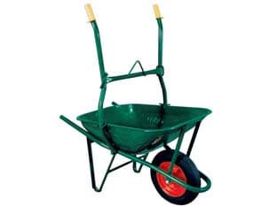 Carriola per Edilizia Ribaltabile C Vasca Verde Zincata Smontata 75 l Vasca - 3