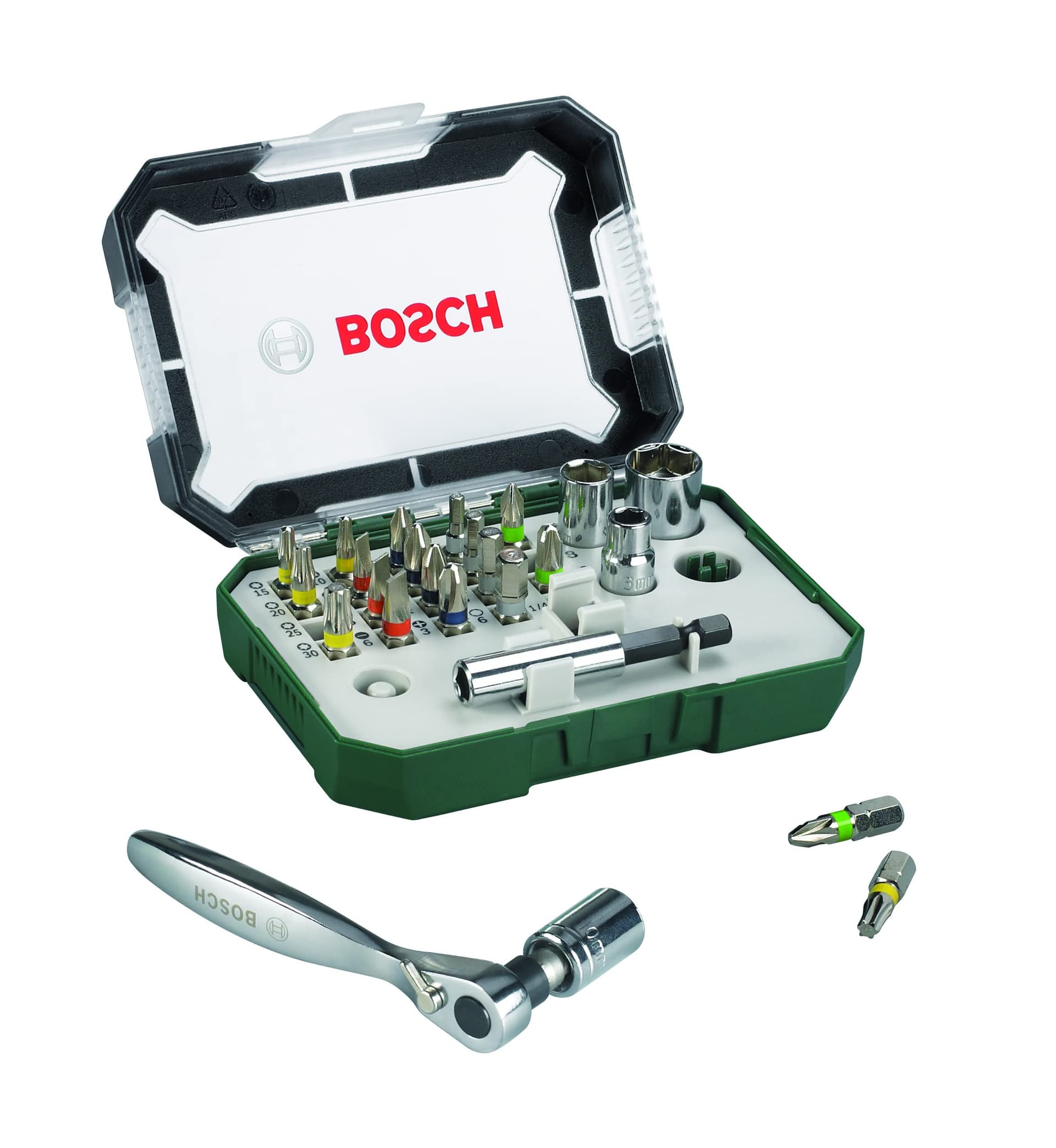 Set Avvitamento Rainbow Evo con Cricchetto Bussole e Bit Magnetici 26 Pezzi - 6