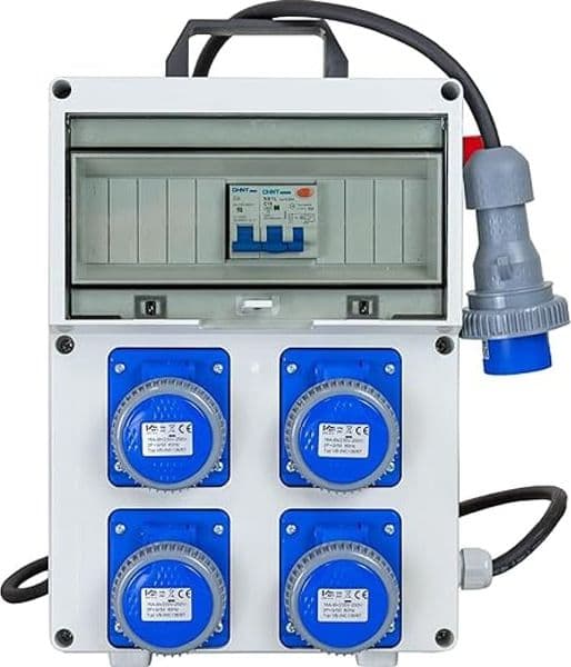 Quadro di Distribuzione 220V con Pulsante di Emergenza Ideal Star Cm 330 x - 3