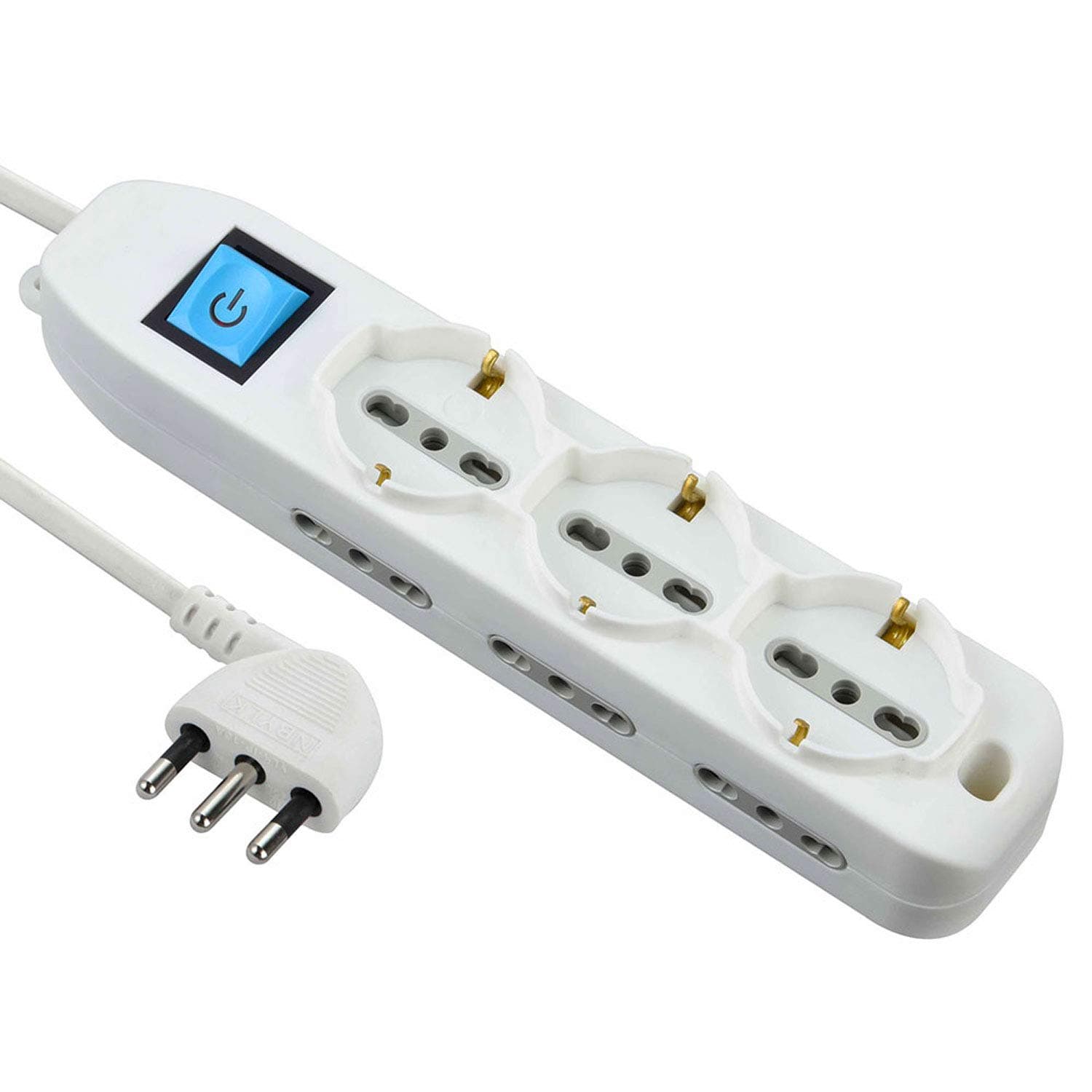 Multipresa Polivalente con Interruttore 3 con 6 Posti Electraline - 5