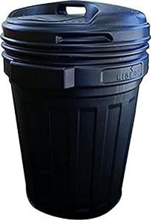 Bidone con Coperchio a Vite 70 l 70 l Grigio Nero, 50 CMX68H - 3