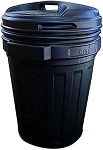 Bidone con Coperchio a Vite 70 l 70 l Grigio Nero, 50 CMX68H - 3