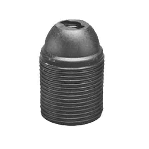 Portalampada Filettato E27 Colore Nero Lampo - 2