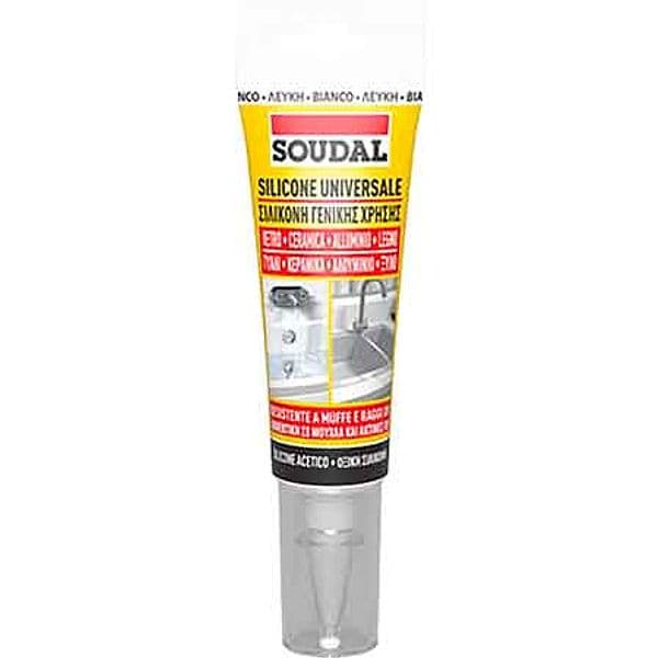 Silicone Universale in Blister Soudal 60 ml Bianco - 2