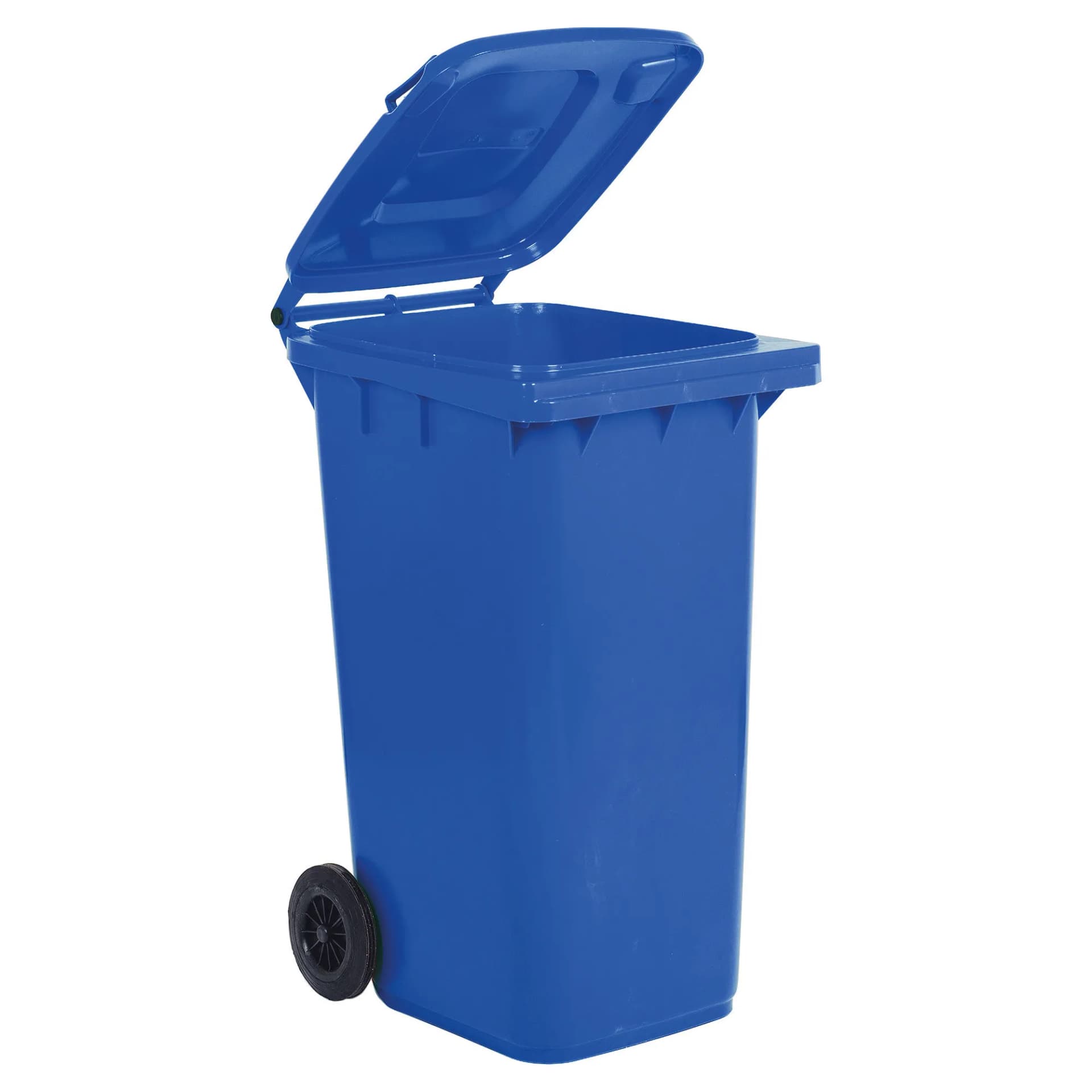 Bidone Quadro Nettezza Urbana con Ruote 120 l 57 CMX47,5X95H. Blu Xtra - 3