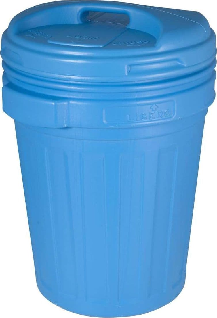 Bidone con Coperchio a Vite 70 l 70 l Blu, 50 CMX68H - 3