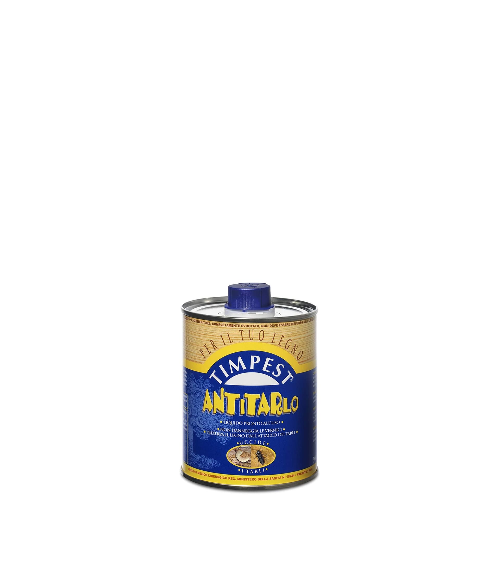 Antitarlo Liquido Professionale 0,5 l Incolore Protegge e Preserva il Legno – Timpest