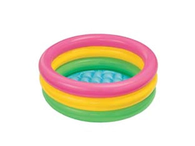 Piscina Gonfiabile Baby Tonda 3 Anelli 1/3 Anni 61 CMX22H. Capienza 28 l - 4