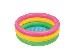 Piscina Gonfiabile Baby Tonda 3 Anelli 1/3 Anni 61 CMX22H. Capienza 28 l - 4